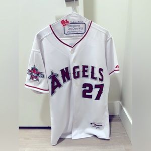 Mike Trout, Angels all star jersey. Hand stitched size 40